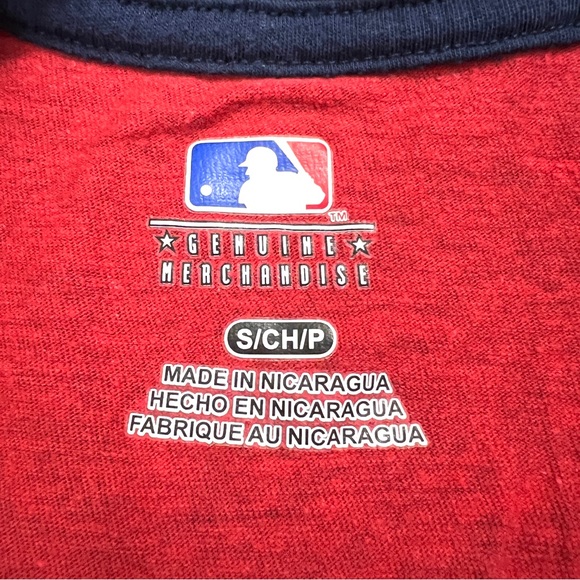 Washington Nationals Majestic 3/4 Sleeve Adult Raglan Tee Size Small - Picture 4 of 6